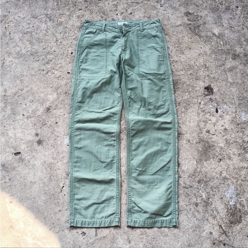 Rare Japanese Dubble Works Warehosue Men’s Green Chino Pants Size 31